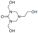 tetrahydro-5-(2-hydroxyethyl)-1,3-bis(hydroxymethyl)-1,3,5-triazin-2(1H)-one Structure