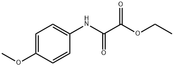 에틸2-(4-메톡시페닐아미노)-2-옥소아세테이트 구조식 이미지