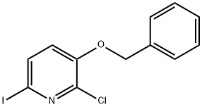3-BENZYLOXY-2-CHLORO-6-IODOPYRIDINE Structure