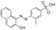4-[(2-hydroxy-1-naphthyl)azo]-m-toluenesulphonic acid  Structure
