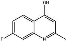 7-FLUORO-2-METHYL-QUINOLIN-4-OL Structure