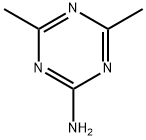 2-아미노-4,6-디메틸-1,3,5-트리아진 구조식 이미지