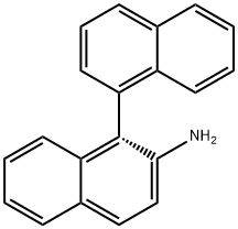 [1,1'-Binaphthalen]-2-amine, (1S)- Structure