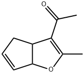 Ethanone, 1-(3a,6a-dihydro-2-methyl-4H-cyclopenta[b]furan-3-yl)- (9CI) 구조식 이미지