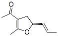 Ethanone, 1-[4,5-dihydro-2-methyl-5-(1-propenyl)-3-furanyl]-, [S-(Z)]- (9CI) Structure