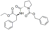 에틸3-페닐-N-[1-[(페닐메톡시)카르보닐]-L-프롤릴]-L-알라니네이트 구조식 이미지