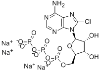 8-CHLOROADENOSINE-5'-O-TRIPHOSPHATE SODIUM SALT Structure