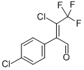 3-CHLORO-2-(4-CHLOROPHENYL)-4,4,4-TRIFLUOROBUT-2-ENAL 98 구조식 이미지