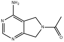 4-AMINO-6-ACETYL-5,7-DIHYDRO-PYRROLO[3,4-D]PYRIMIDINE Structure