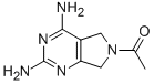 1-(2,4-DIAMINO-5H-PYRROLO[3,4-D]PYRIMIDIN-6(7H)-YL)ETHANONE 구조식 이미지