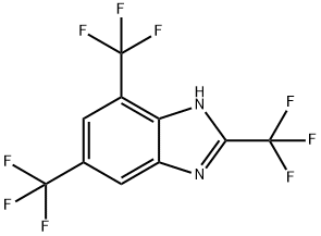 2,4,6-TRIS(TRIFLUOROMETHYL)-BENZIMIDAZOLE Structure