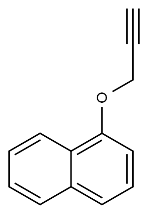 1-(2-PROPYNYLOXY)NAPHTHALENE Structure
