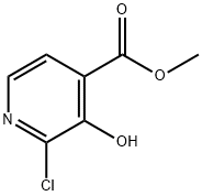 2-Chloro-3-hydroxy-4-pyridinecarboxylicacidmethylester Structure