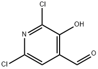 2,6-DICHLORO-3-HYDROXYPYRIDINE-4-CARBOXALDEHYDE 구조식 이미지