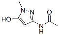 아세트아미드,N-(5-히드록시-1-메틸-1H-피라졸-3-일)- 구조식 이미지