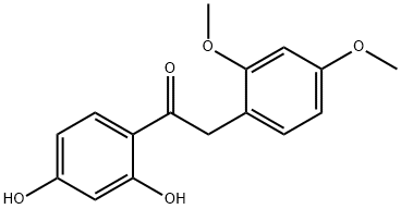 1-(2,4-Dihydroxyphenyl)-2-(2,4-dimethoxyphenyl)ethanone Structure