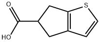 5,6-DIHYDRO-4H-CYCLOPENTA(B)THIOPHENE-5-CARBOXYLIC ACID Structure
