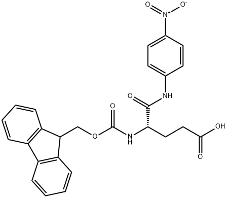 FMOC-GLU-PNA Structure