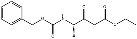 (S)-3-OXO-4-(CBZ-AMINO)-PENTANOIC ACID ETHYL ESTER Structure