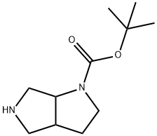 HEXAHYDRO-PYRROLO[3,4-B]PYRROLE-1-CARBOXYLIC ACID TERT-BUTYL ESTER Structure