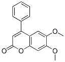 6,7-Dimethoxy-4-phenylcoumarin Structure