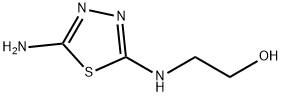 2-[(5-Amino-1,3,4-thiadiazol-2-yl)amino]ethanol Structure