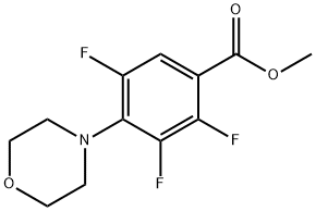 Methyl 2,3,5-trifluoro-4-morpholin-4-ylbenzoate Structure