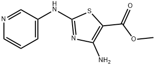 Methyl 4-amino-2-(pyridin-3-ylamino)-1,3-thiazole-5-carboxylate Structure