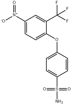 4-[4-Nitro-2-(trifluoromethyl)-phenoxy]benzenesulfonamide 구조식 이미지