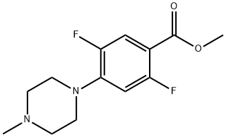 Methyl 2,5-difluoro-4-(4-methylpiperazin-1-yl)benzoate Structure