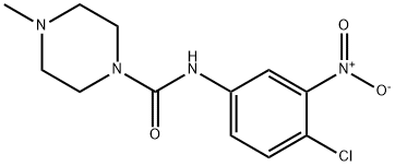 N-(4-Chloro-3-nitrophenyl)-4-methylpiperazine-1-carboxamide Structure