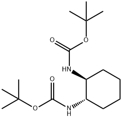 (1S,2S)-N,N'-DIBOC-1,2-CYCLOHEXANEDIAMINE Structure