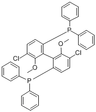 (R)-(+)-5,5'-DICHLORO-6,6'-DIMETHOXY-2,2'-BIS(DIPHENYLPHOSPHINO)-1,1'-BIPHENYL Structure