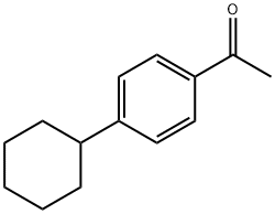 4'-CYCLOHEXYLACETOPHENONE Structure