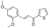 1-(2-THIENYL)-3-(2,4-DIMETHOXYPHENYL)-2-PROPEN-1-ONE 구조식 이미지