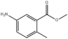 5-AMINO-2-METHYL-BENZOIC ACID METHYL ESTER 구조식 이미지