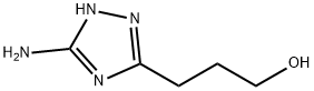 3-(5-AMINO-4H-[1,2,4]TRIAZOL-3-YL)-PROPAN-1-OL 구조식 이미지