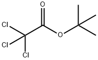 Trichloroacetic acid tert-butyl ester Structure