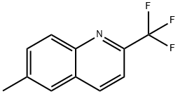 6-METHYL-2-(TRIFLUOROMETHYL)QUINOLINE Structure