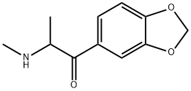 2-Methylamino-1-(3,4-methylenedioxyphenyl)propan-1-one 구조식 이미지