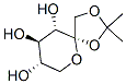알파-l-소르보피라노스,1,2-O-(1-메틸에틸리덴)- 구조식 이미지
