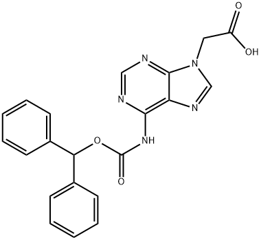 186046-80-0 (6-BENZHYDRYLOXYCARBONYLAMINO-PURIN-9-YL)-ACETIC ACID
