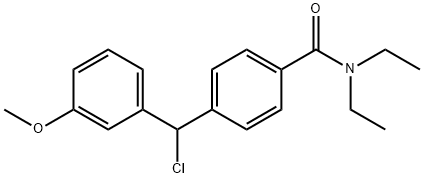 RAC-4-(3'-МЕТОкси-A-ХЛОРБЕНЗИЛ)-N,N-ДИЭТИЛБЕНЗАМИД структурированное изображение