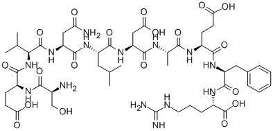 (ASN670,LEU671)-AMYLOID BETA/A4 PROTEIN PRECURSOR770 (667-676) 구조식 이미지