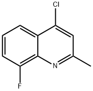 4-Хлор-8-фтор-2-метилхинолин структурированное изображение