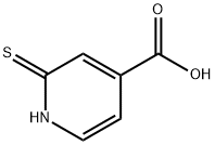 2-Mercaptopyridine-4-carboxylic acid Structure