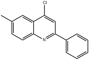 4-CHLORO-6-METHYL-2-PHENYLQUINOLINE Structure
