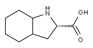 1H-Indole-2-carboxylicacid,octahydro-,(2S)-(9CI) 구조식 이미지