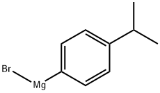 4-ISO-PROPYLPHENYLMAGNESIUM BROMIDE 구조식 이미지