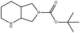 6H-Pyrrolo[3,4-b]pyridine-6-carboxylic acid, octahydro-, 1,1-diMethylethyl ester 구조식 이미지